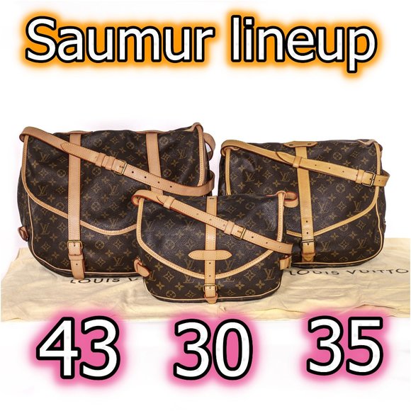 How to identify LOUIS VUITTON Saumur Family Lineup - Picture 4 of 5